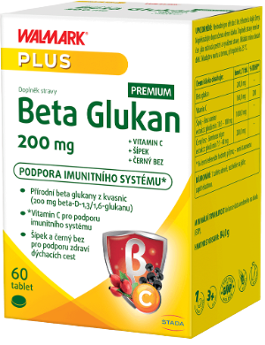 WALMARK Beta Glukan 200 mg Premium 60 tablet