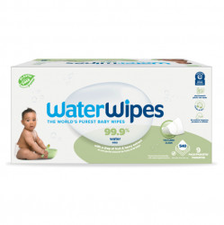 WATERWIPES Ubrousky vlhčené bez obsahu plastů Soapberry 9 x 60 ks