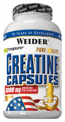 WEIDER , Pure Creatine Capsules, 200 kapslí 200 ks