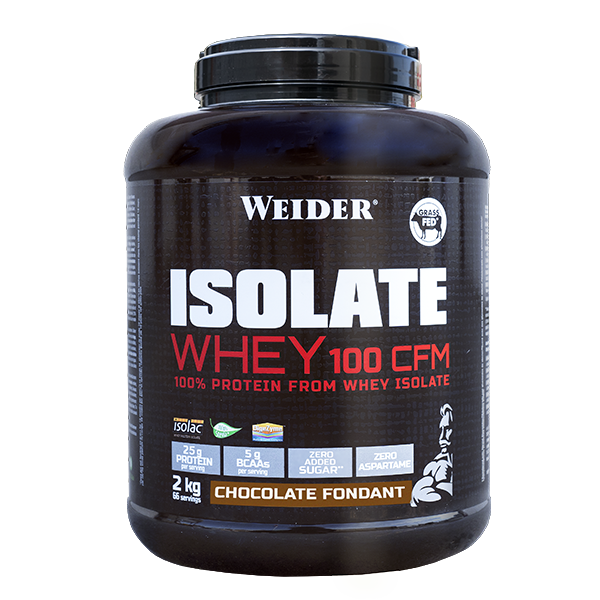 WEIDER ISOLATE WHEY 100 CFM 100%, syrovátkový isolát, , Čokoládový fondán 2 kg