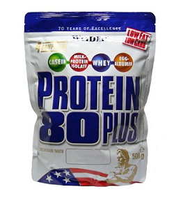 WEIDER Protein 80 Plus Lískový oříšek 500 g