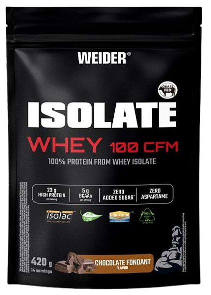 WEIDER Protein Isolate Whey 100 CFM - čokoládový fondán 420 g