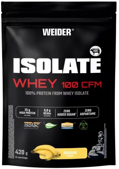 WEIDER Protein Isolate Whey 100 CFM - banán 420 g