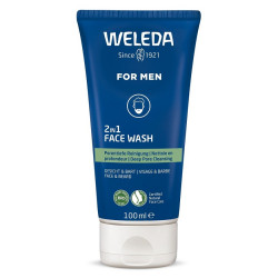 WELEDA For Men 2v1 Čistící gel na obličej a vousy 100 ml