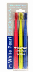 WHITE PEARL SoftClean 7600 Zubní kartáček 3 ks