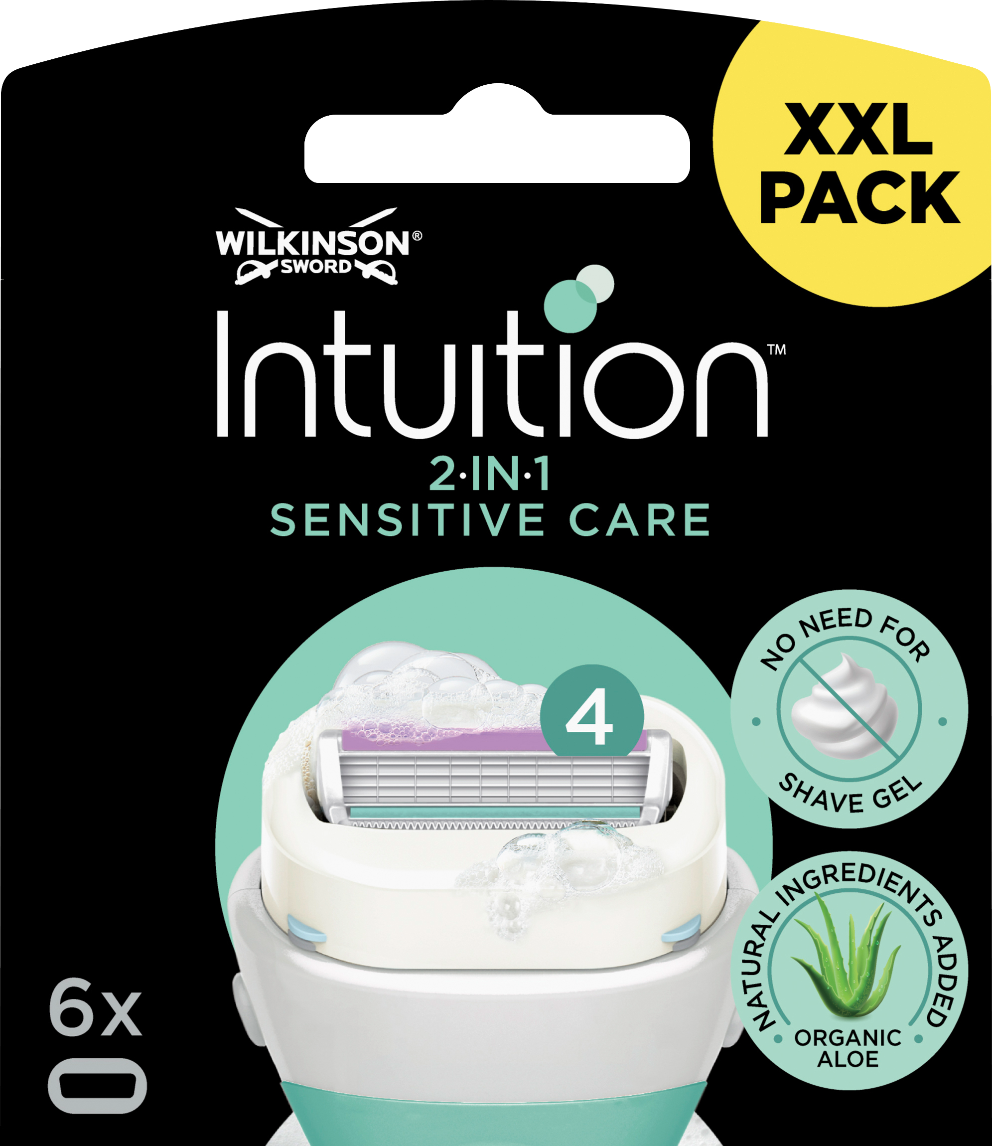 WILKINSON SWORD Intuition Sensitive Care Náhradní hlavice 6 ks