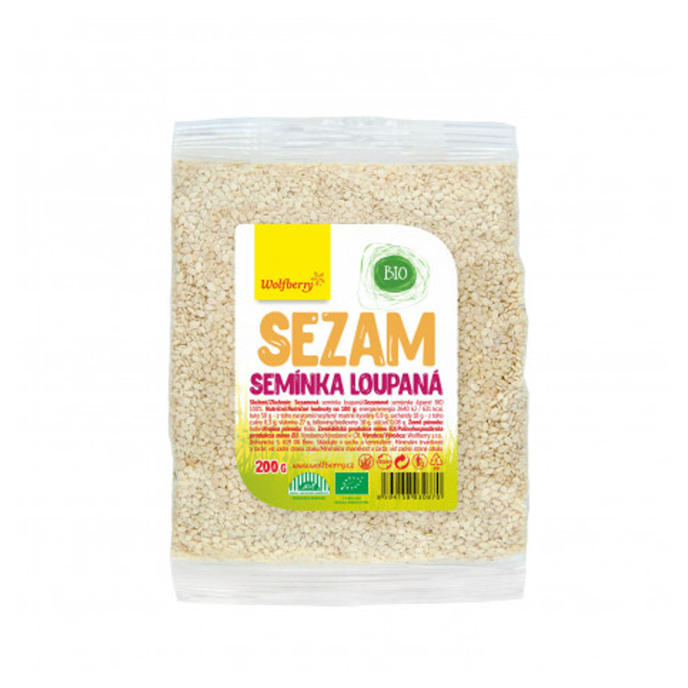 WOLFBERRY Sezam loupaný BIO 200 g