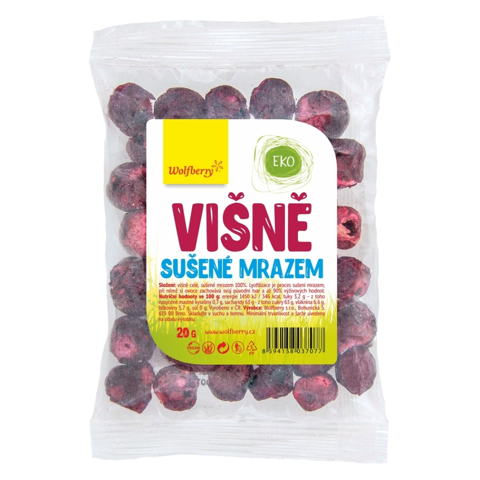 WOLFBERRY Višně lyofilizované 20 g