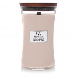 WOODWICK Vonná svíčka velká sklo Vanilla & Sea Salt 609 g