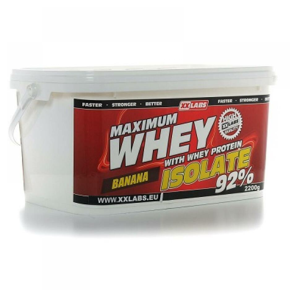 XXLABS Maximum Whey Protein Isolate banánový 2200 g