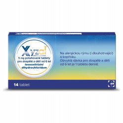 XYZAL Potahované tablety 14 x 5 mg