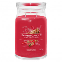 YANKEE CANDLE Signature Vonná svíčka velká 2 knoty Sparkling Cinnamon 567 g