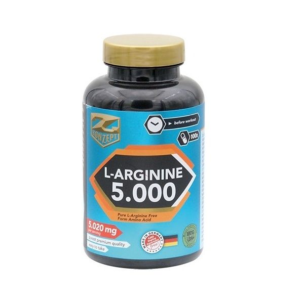 Z-KONZEPT L-arginine 5.000 100 kapslí