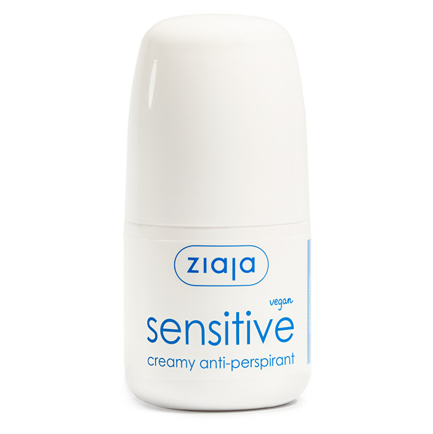 ZIAJA Krémový kuličkový antiperspirant Sensitive 60 ml