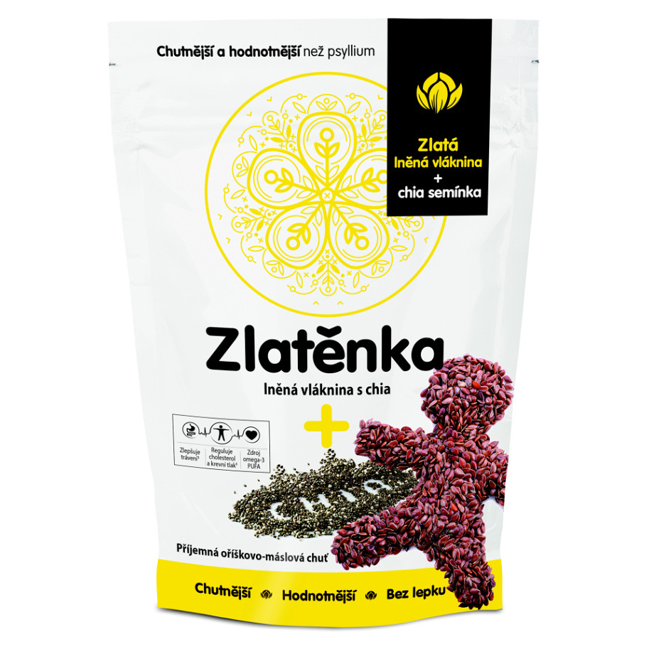 ZLATĚNKA lněná vláknina a chia 300 g