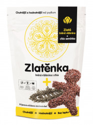 Zlatěnka lněná vláknina s chia 300 g