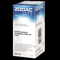 ZODAC gtt.10mg/ml por.gtt.sol. II, 20 ml