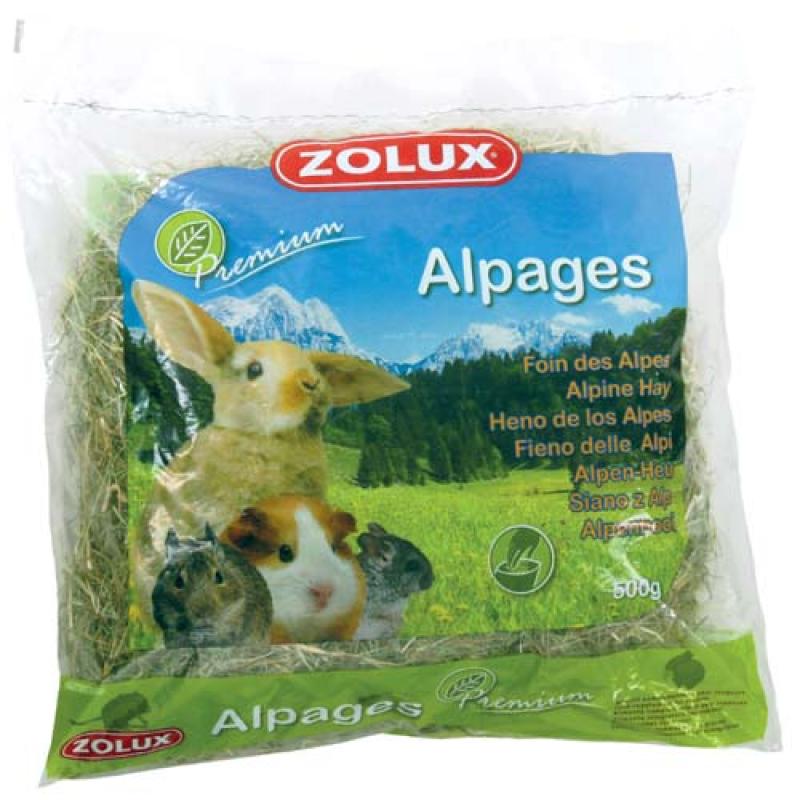 Zolux Alpské prémiové seno 500g