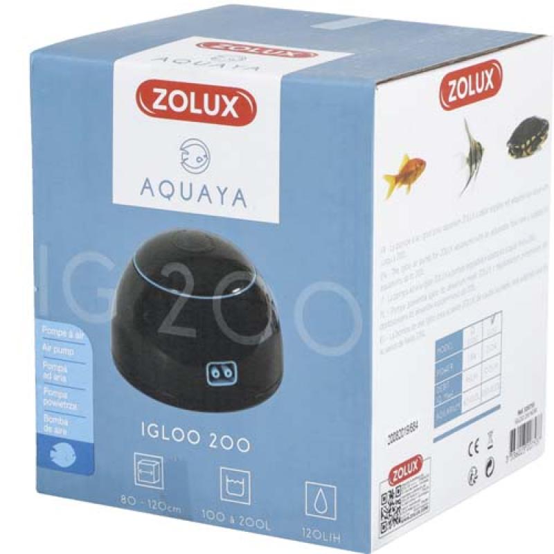 Zolux IGLOO 100 2,0W černý vzduchovací motorek do akvária 100-200l